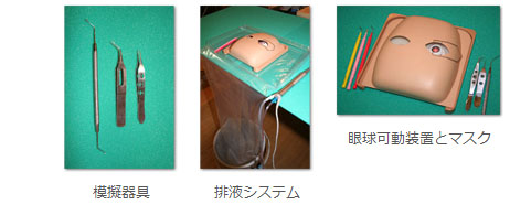 白内障手術練習用模擬眼　机太郎ウェットラボセット 詳細画像3